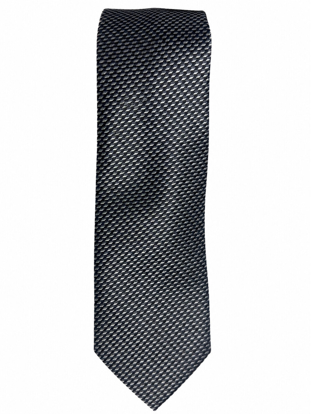 Perry Ellis Portfolio Bartolle Mini Men's Black Gray Necktie Tie NWT $55
